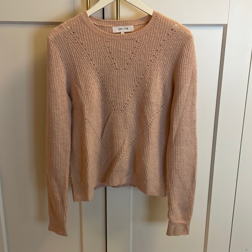 John + Jenn Pink Sweater